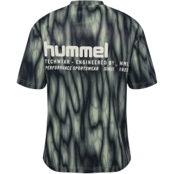 hummel hmlHIIT Print Loose Trainingsshirt 6092 - seagrass XS