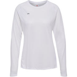 newline Beat langarm Laufshirt Damen 9001 - white XS
