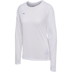 newline Beat langarm Laufshirt Damen 9001 - white XS
