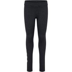 hummel hmlJR Logo Leggings Kinder 2508 - black melange 110