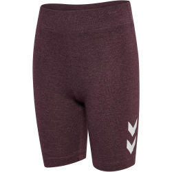 hummel hmlJR Logo kurze Leggings Kinder 8035 - fudge...