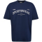 hummel hmlLOOSE Club Sportswear T-Shirt 7459 - dress blues XS