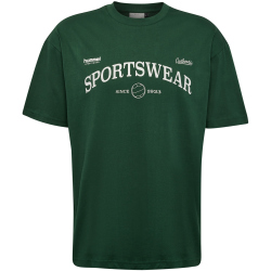 hummel hmlLOOSE Club Sportswear T-Shirt 6195 - dark green XS