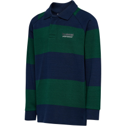hummel hmlJR Loose Striped langarm Poloshirt Kinder 7459...