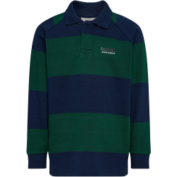 hummel hmlJR Loose Striped langarm Poloshirt Kinder 7459...