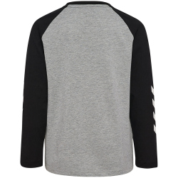 hummel hmlJR Logo Langarmshirt Kinder 2006 - grey melange...
