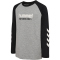 hummel hmlJR Logo Langarmshirt Kinder 2006 - grey melange 104