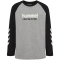 hummel hmlJR Logo Langarmshirt Kinder 2006 - grey melange 104
