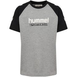 hummel hmlJR Logo T-Shirt Kinder 2006 - grey melange 104