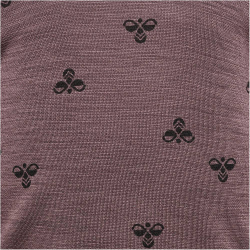 hummel hmlMINI Merino Langarmshirt 8719 - twilight mauve 86