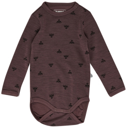 hummel hmlMINI langarm Baby-Body 8719 - twilight mauve 62