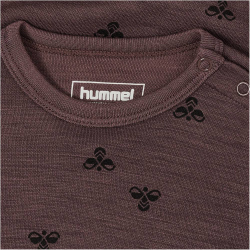 hummel hmlMINI langarm Baby-Body 8719 - twilight mauve 62