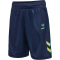 hummel hmlSHIMMER Shorts Kinder 7795 - dress blues/limeade 176