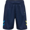 hummel hmlSHIMMER Shorts Kinder 7795 - dress blues/limeade 176