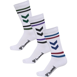 3er Pack hummel hml Chevron Retro Socken 9639 -...