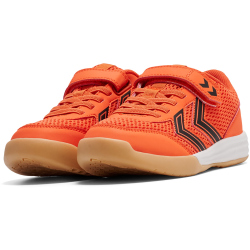 hummel Multiplay Flex VC Hallenschuhe mit Klettverschluss Kinder 4127 - nasturtium 33
