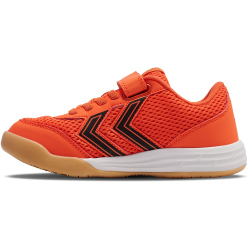 hummel Multiplay Flex VC Hallenschuhe mit Klettverschluss Kinder 4127 - nasturtium 33