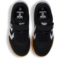 hummel Multiplay Flex VC Hallenschuhe mit Klettverschluss Kinder 2114 - black/white 30