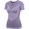 hummel First Seamless kurzarm Funktionsshirt Damen 3106 - lavender melange M/L