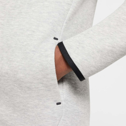 NIKE Sportswear Tech Fleece Kapuzenjacke Jungen 063 - dk grey heather/black/black L (147-158 cm)