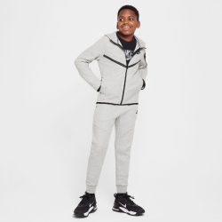 NIKE Sportswear Tech Fleece Kapuzenjacke Jungen 063 - dk grey heather/black/black XL (158-170 cm)