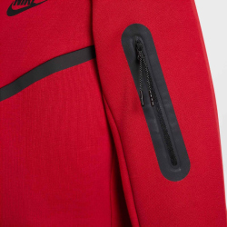 NIKE Tech Fleece Windrunner Kapuzenjacke 687 - gym red/black S