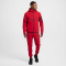 NIKE Tech Fleece Windrunner Kapuzenjacke 687 - gym red/black L