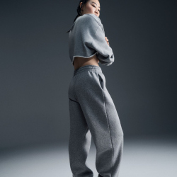 NIKE Sportswear Phoenix Fleece High-Waist Oversize Jogginghose Damen 063 - dk grey heather/sail XS