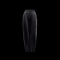 NIKE Sportswear Phoenix Fleece High-Waist Oversize Jogginghose Damen 010 - black/sail XL