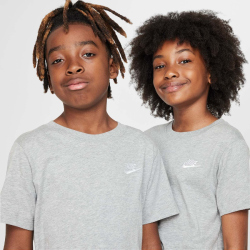 NIKE Sportswear T-Shirt Kinder 063 - dk grey heather XS (122-128 cm)