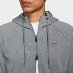 NIKE Primary Dri-FIT UV Versatile Kapuzenjacke Herren 065 - cool grey/htr/cool grey XL