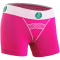 FOR.BICY Downtown Boxershorts Damen Fuxia/White XS