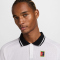 NIKE Court Heritage Tennis Poloshirt Herren 100 - white/black S
