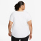 NIKE Sportswear Essentials T-Shirt Damen 100 - white/black 0X