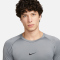 NIKE Pro Dri-FIT Tight langarm Funktionsshirt Herren 084 - smoke grey/black XL