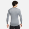 NIKE Pro Dri-FIT Tight langarm Funktionsshirt Herren 084 - smoke grey/black XL