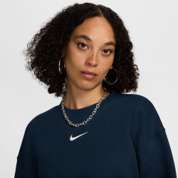 NIKE Sportswear Phoenix Fleece Oversized Sweatshirt Damen 478 - armory navy/sail M