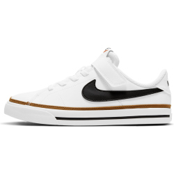 NIKE Court Legacy Sneaker Jungen 102 - white/black-desert...