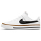 NIKE Court Legacy Sneaker Jungen 102 - white/black-desert ochre-gum light brown 33