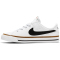 NIKE Court Legacy Sneaker Jungen 102 - white/black-desert ochre-gum light brown 33