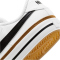 NIKE Court Legacy Sneaker Jungen 102 - white/black-desert ochre-gum light brown 33