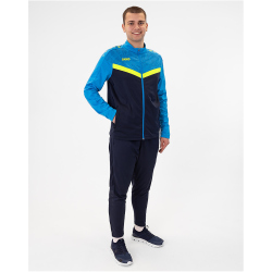 JAKO Iconic Polyesteranzug 914 - marine/jako blau/neongelb S