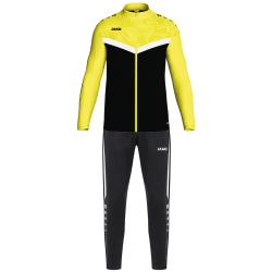 JAKO Iconic Polyesteranzug 808 - schwarz/soft yellow S