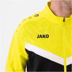 JAKO Iconic Polyesteranzug 808 - schwarz/soft yellow S
