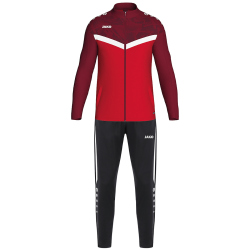 JAKO Iconic Polyesteranzug 103 - rot/weinrot S