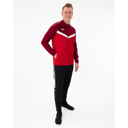 JAKO Iconic Polyesteranzug 103 - rot/weinrot S