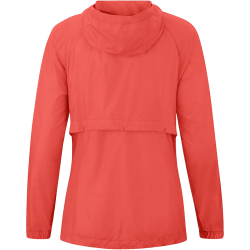 JAKO Flow Lightweight Regenjacke Damen 365 - coral S