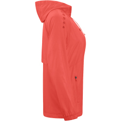 JAKO Flow Lightweight Regenjacke Damen 365 - coral S