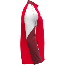 JAKO Dynamic Polyesterjacke Damen 114 - rot/weiß/dunkelrot M