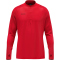 JAKO Light Flow 1/4-Zip Sweatshirt Kinder 100 - rot 128